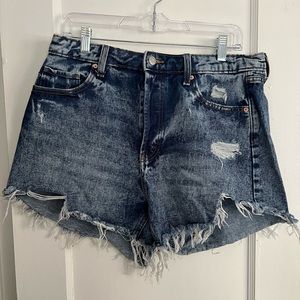 Wild Fable High-Waisted Button-Up Jean Shorts